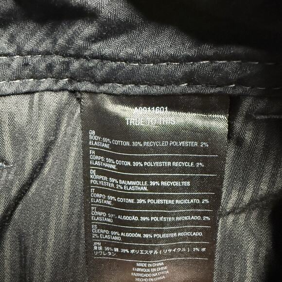 Volcom True To This Chino Shorts Men's 32 Blue Stretch 10" Inseam Skater Grunge - Picture 3 of 8